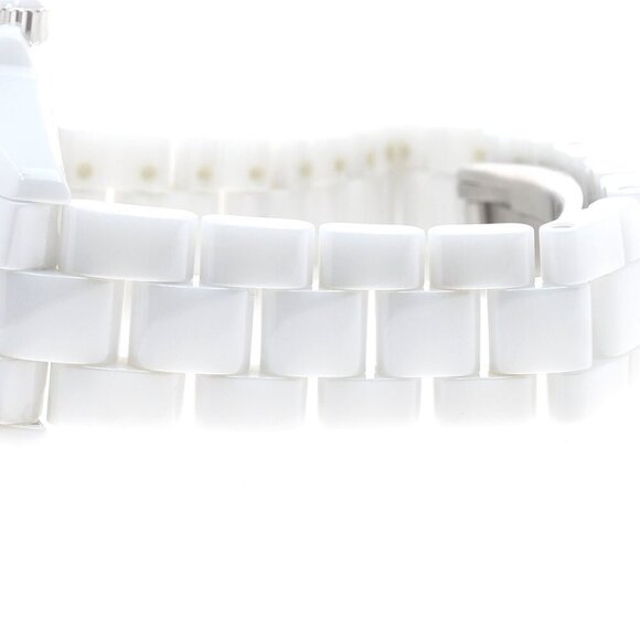 CHANEL J12 H1759 1.5"" White Ceramic Center Diamond Automatic Men's Watch - Picture 8 of 11